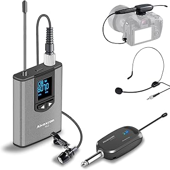 Amazon | Alvoxcon ワイヤレスマイク UHF ピンマイク ワイヤレス